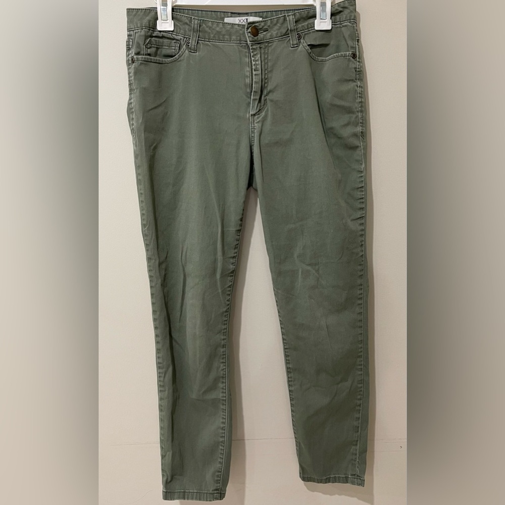 Forever 21 Army Green Skinny Pants